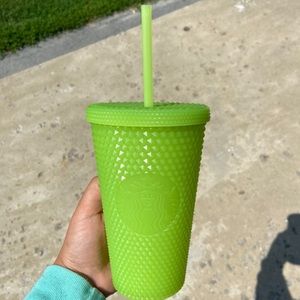 Green glow in the dark Starbucks cup